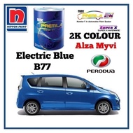 NIPPON PAINT CAR PAINT 2K CAT# B77 ELECTIC BLUE Produa Alza Myvi