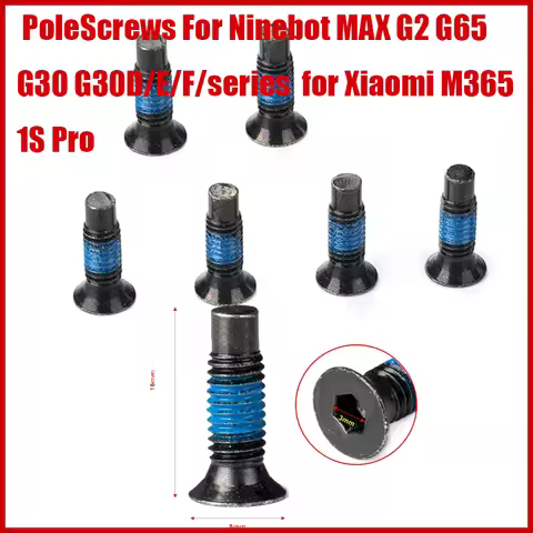 Front Fork Tube Pole Screws for Xiaomi M365 Pro/2 For Ninebot MAX G2 G65 G30 G30D F40 F30 F20 P100S 