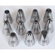 1M Nozzle / 2M Nozzle / 6B / 1A / 195/ 580/ 2C/ E12 Cookie Nozzle / Ice Cream Nozzle