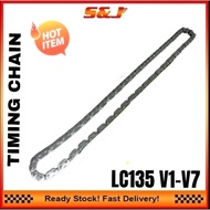 RACING Extra LONG 98L.  TIMING CHAIN rantai kecil  135LC Y15ZR FZ150 LC135 2X3-98L +2MM