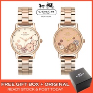 [Original & 2 Years Warranty] Coach Mini Grand Flower 14503507 Ladies Women Watches Jam Tangan Wanit