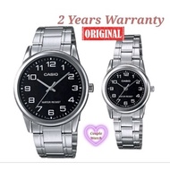 [2 Years Warranty] Casio Men Watches / Ladies Watch Couple Watch MTP-V001D-1B & LTP-V001D-1B V001D-1