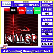 Dr.Neubauer Killer Short Pimples Table Tennis Rubber Ping Pong Getah Dr.Neubauer Rubber Sheet