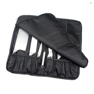 Knife Case, Chef's Knife Roll Bag with Durable Shoulder Strap and Handle, Portable Knife Bag Meat Cl