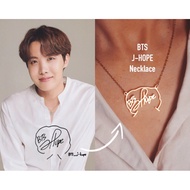 BTS J-HOPE Hoseok Signature Necklace - BTS Jung Hoseok Necklace - bts Merch - bts Jewelry - bts good
