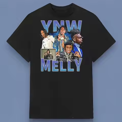 YNW Melly Rapper T Shirt For Fans Size S 4Xl