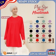 Gold CLUB Muslimah Jersey / Muslimah Sportswear / Muslimah Jersey Plus size M~7XL E