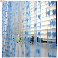 SFBSF Line Curtain Romantic Heart-shaped String Curtain Cord Curtain
