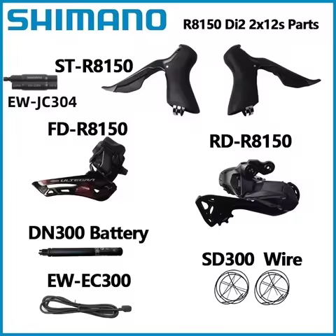 Shimano Ultegra R8150 Di2 Part Bike Shifter 2x12s Rear Derailleur DN300 EC300 SD300 Road Bike Di2 Gr