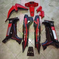 UN634 Paket Body Bodi Set Halus Fizr Edisi Caltex Hitam Merah