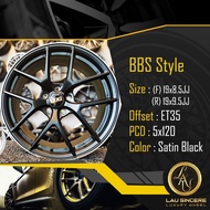 BBS Style (F) 19x8.5JJ(R) 19x9.5JJ 5x120 Satin Black