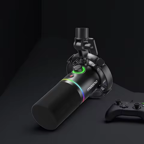 maono PD200X XLR\USB Dynamic Microphone for Gaming Recording Streaming Youtube Metal Mic with Softwa