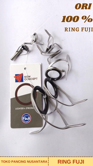 RING FUJI KAKI 2 RING FUJI CCMNOG FRAME SILVER DOFF 1 SET ISI 7  RING PANCING ORIGINAL FUJI BISA BAY