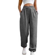 Women Sweatpants High Waisted Loose Fit Sport Pants with Pockets Crossover Joggers Athletic Pants Co