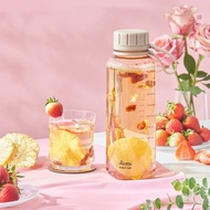 【大份量補水組】日本Rivers隨行瓶1000ml+果乾水10盒(贈濾茶器)