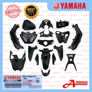 NMAX 155 N MAX V2 INNER SET (17ITEM) PANEL COVERSET BODY B6H-F8400-00 MATT BLACK PVC PLSTIC HITAM