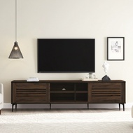 Furniture Direct AJAX 180cm 6 feet 2 door TV Cabinet-Walnut
