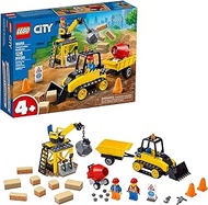 LEGO City Construction Bulldozer 60252 Toy Construction Set, Cool Building Set for Kids (126 Pieces)