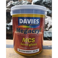 ♤♨♂Megacryl Semi Gloss Latex DV-2107 Blue Fantastic 4L Davies MCS Acrylic Water Based Paint 1 Gallon
