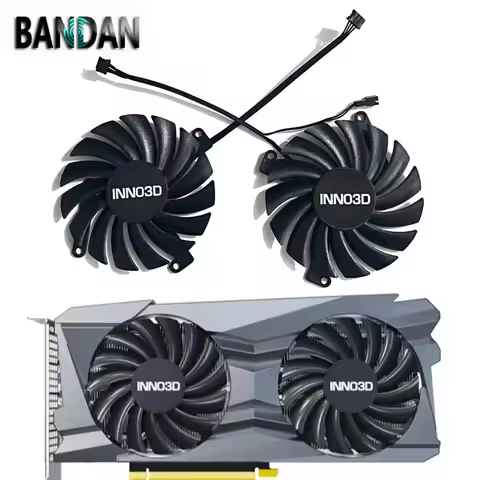 NEW 85MM 4PIN RTX 3060 TWIN X2 GPU Video Card Cooling Fan For INNO3D GeForce RTX3050 3060 3060TI 308