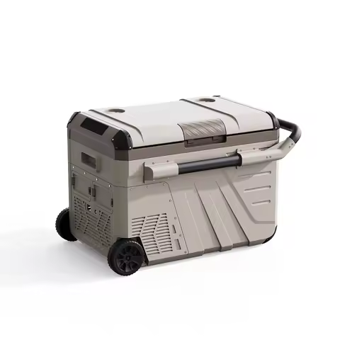 45L Refrigerator Camping Display Fridges and Commercial Freezer 12v Car Fridge with Wheels and Handl