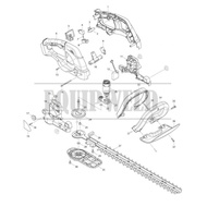 SPARE PART - MAKITA PART 27 SHEAR BLADE SET FOR DUH523Z DUH523 (ORIGINAL)