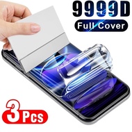 Huawei Enjoy80 3Pcs 999D Full Cover HD Clear Soft Hydrogel Film For Huawei Enjoy 70X Energy 20 SE Pr