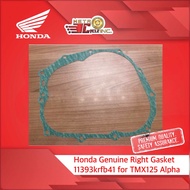 Honda Genuine Right Gasket 11393krfb41 for TMX125 Alpha