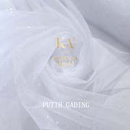 Kain Tile Tulle Tila Gliter Korea 150 cm per Roll Murah Bahan Rok Dress Gaun Kebaya Glitter