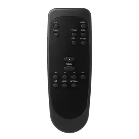 Black Plastic Remote Control Controller Replacement for Logitech Z5500 Z-5500 Z5450 Z-5450 Z680 Z-68