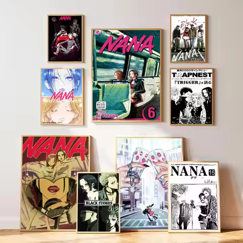 1pc Anime N-NANA Shoujo Manga Poster Print For Bedroom Living Room Home Decor Painting Wall Art HD P