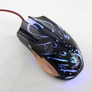 Chuột Chuyên Game Cổng Usb Mouse Máy Tính BOSSTON GM100 Chuột Cao Cấp Dành Cho Game Thủ Có Led