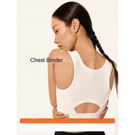 JANEST Breathable Chest Binder Pullover Adjustable Hook Binder Chest Suitable For Sports