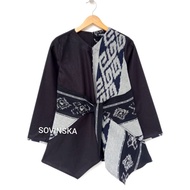 Blus tenun 238 atasan Batik Kombinasi batik modern baju wanita baju kerja Baju acara nikahan/ kondan