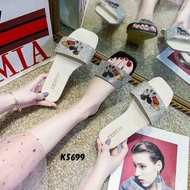 Slip FULL DIAMOND ZIPPER SANDALS GS K5699