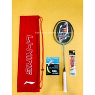 LINING WINDSTORM Blue 72 Badminton Racket Max28lbs 4UG5