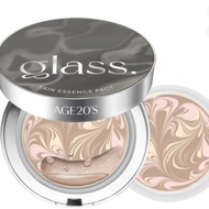AGE 20’s Glass Skin Essence Pact Perfect Foundation 12.5g + Refill | Neutral Ivory Cushion Foundatio