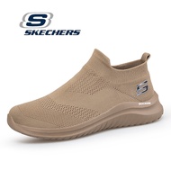Skechers_สเก็ตเชอร์ส รองเท้า ผู้ชาย Elite Flex - Karnell Walking Shoes Ultra Flex 3.0 Sport Shoes รองเท้าผ้าใบผู้ชายทรงสูง Mens Casual Shoes 223458-BLACK