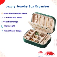 Luxurious Velvet Jewelry Box Organizer, Jewellary box, Jewel Storage Showcase, Box With Zip