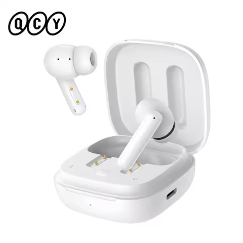 QCY T13 ANC Wireless Earphones Bluetooth 5.3 Active Noise Cancellation Headphones 4 Mics ENC Headset