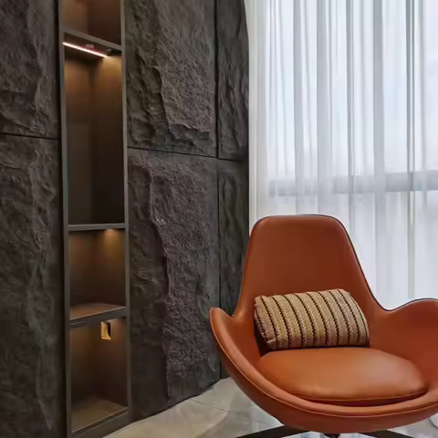 Waterproof Pu Soft Stone Mushroom Culture Stone Outdoor & Indoor 3d Decoration Polyurethane Pu Faux 