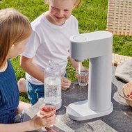 芬蘭【mysoda】Woody木質氣泡水機-鐵木灰 贈0.5L水瓶2入組