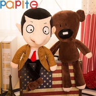 Đồ Chơi Bằng Bông Hình Chú Gấu Mr.Bean Và Teddy Quà Tặng Sinh Nhật Đồ Chơi Bằng Vải Nhung Lông