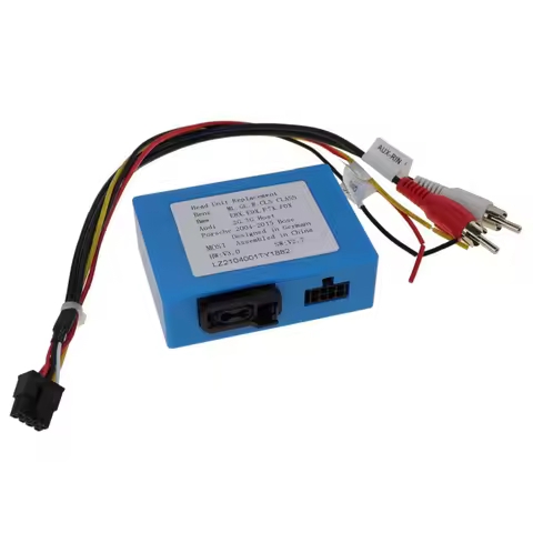 For BMW e8x e9x e7x e0x fiber recorder car aux optical fiber decider most box Mercedes ML GL r CLS c