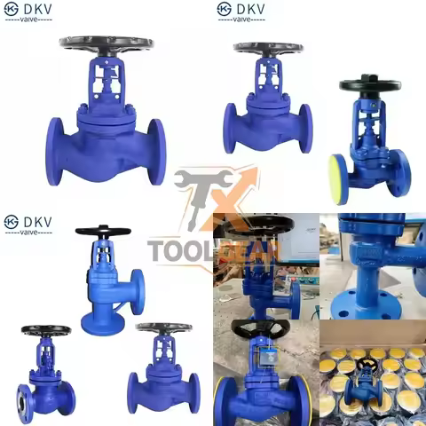 2026China*Factory* DKV DIN WCB Flanged Steam Bellows Globe Valve Carbon Steel Bellows Seal Globe Val