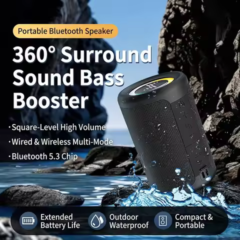 2026 NEW FA02 Outdoor Gathering Bluetooth Audio Desktop Sub Woofer Long Battery Life Portable Speake