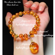 Amber Mix Charm Bracelets and Bangles size 8mm Svip Goods and Dinh