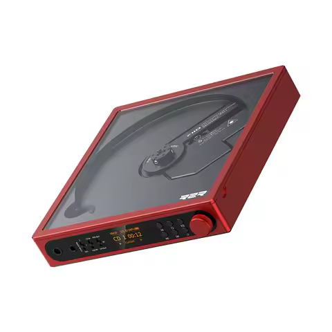 FiiO DM15 R2R Portable Stereo CD Player with HD Display, USB/CD HiFi Audio