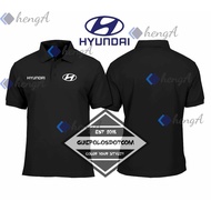 HYUNDAI LOGO COLLAR POLOSHIRT - HYUNDAI Collared Shirt - HYUNDAI LOGO COLLAR POLO - HYUNDAI POLO - G