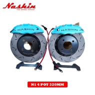 Proton Iriz  2014+ - Nashin N1 Mini 4 Pot Big Brake Kit (320mm)